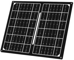 LogiLink Összecsukható napelemes USB töltő, 1x USB-A, 7W, IP65, fekete (PA0339)