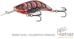 Salmo Sparky Shad SS4F - Holographic Crawdad Salmo Floating Wobbler (QSS030)