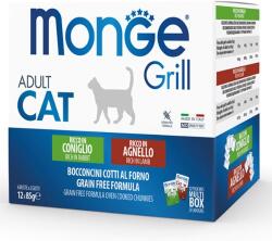 Monge Grill Multibox Adult nyúl-bárány 12x85g