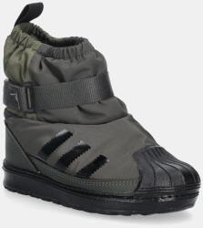 adidas Originals gyerek hótaposó SUPERSTAR 360 WTR BOOT zöld, JQ7952 - zöld 22
