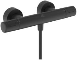 Ideal Standard Ceratherm T25N - Termosztatikus zuhanycsaptelep, selyemfekete A8600XG (A8600XG)