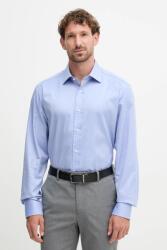 HUGO BOSS pamut ing BECKHAM X BOSS olasz galléros, sötétkék, regular, 50554813 - sötétkék 44