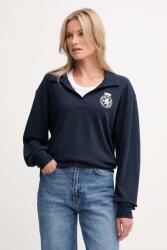 Tommy Hilfiger felső sötétkék, nyomott mintás, UW0UW06078 - sötétkék XS
