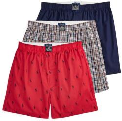 Ralph Lauren pamut boxeralsó 3 db sötétkék, 714830273 - burgundia S