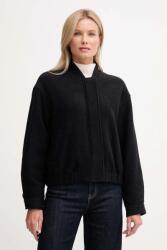 Tommy Hilfiger dzseki gyapjúkeverékből fekete, átmeneti, WW0WW45724 - fekete 34