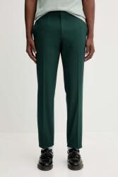 HUGO BOSS gyapjú nadrág - zöld 50 - answear - 37 990 Ft