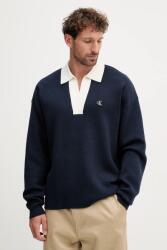 Calvin Klein pulóver sötétkék, LV04RD303G - sötétkék XS