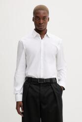 HUGO BOSS pamut ing galléros, fehér, slim, 50549766 - fehér 45