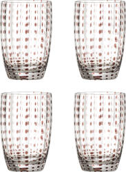 Bloomingville Pahare Brinley 350 ml, maro, 4 buc (82072203) Pahar