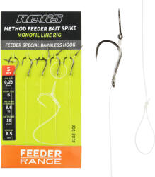 Nevis Feeder monofil elõke szakáll nélküli horoggal 8-as (8108-708) - jadabo
