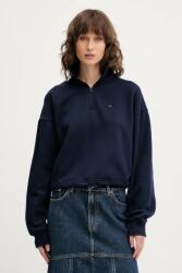 Tommy Hilfiger felső sötétkék, sima, DW0DW20946 - sötétkék S