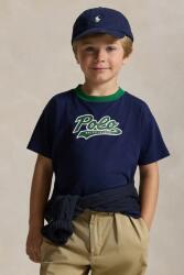 Ralph Lauren gyerek pamut póló - sötétkék 109-116 - answear - 15 390 Ft
