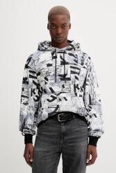 Karl Lagerfeld Jeans pamut melegítőfelső fehér, mintás, kapucnis, A4M20023 - fehér M