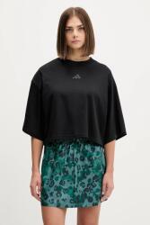 adidas pamut póló City Escape Loose - fekete M