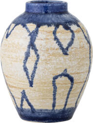 Bloomingville Vază decorativă Avon, 16 cm, albastru-bej (82072523)