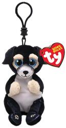 Ty Beanie Bellies Ranger Fekete Kutya Plüss Clip 8, 5 cm (TY43113) - liliputjatek