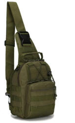 DRAGOWA Tactical Crossbody táska, olajzöld színű