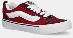 Vans velúr teniszcipő Knu Skool - burgundia Női 36