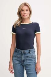Calvin Klein Jeans t-shirt sötétkék, LV047D201G - sötétkék S