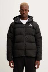 adidas rövid kabát Essentials Climawarm fekete, téli, oversize, JM4165 - fekete L