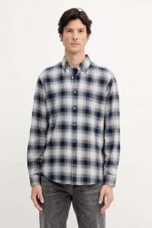 BOSS Orange pamut ing legombolt galléros, szürke, regular, 50549430 - szürke M