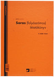  Soros iktatókönyv keményfedeles (folyószámos) A4, álló 100lap, C. 5230-152/A - vegyesbolt