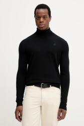 KARL LAGERFELD gyapjú pulóver - fekete S - answear - 44 990 Ft
