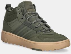 Adidas sportcipő Hoops 4.0 Mid Winterized - zöld Férfi 41 1/3