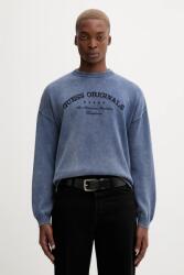 Guess Originals pamut pulóver - sötétkék L
