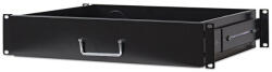 Manhattan Rackszekrény polc - 714938 (19", 2U, fiókos, 350 mm mély, fekete) (714938) - shop