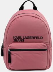 Karl Lagerfeld Jeans hátizsák rózsaszín, nagy, sima, A4W30294 - rózsaszín Univerzális méret