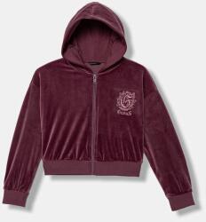 GUESS gyerek velúr pulóver - burgundia 136-146