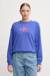 Calvin Klein felső bézs, nyomott mintás, LV047B234G - kék M - answear - 24 990 Ft