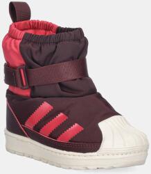 adidas Originals gyerek sportcipő SUPERSTAR 360 WTR BOOT - burgundia 25