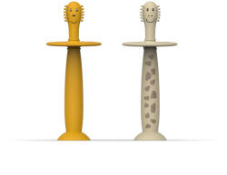 Matchstick Monkey tanuló baba fogkefe - Oroszlán és zsiráf (MM-TT-S-001)