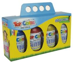 Toy Color Lipici Toy Color Magic Glitter 250ml x 4 bucati/set (TC835)