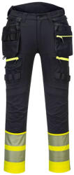 Portwest DX445 DX4 Hi-Vis Class 1 Holster lengőzsebes nadrág (DX445YBR34)