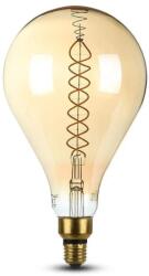 V-TAC 8W borostyán E27 meleg fehér dimmelhető filament LED égő - SKU 7461 (7461)