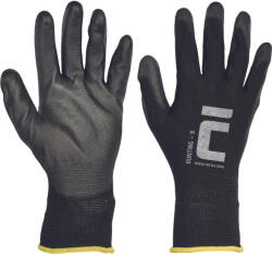 CERVA BUNTING Black nylon PU kesztyű (0108000499060)