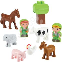 Ecoiffier Állatkák a farmról Abrick Écoiffier 7 darab 8 cm 18 hó-tól (ECO3249)