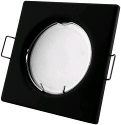 Avide GU10 Keret Négyzetes Fekete (ABGU10F-S-B) (ABGU10F-S-B)