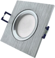 Avide GU10 Keret Négyzetes Alu (ABGU10F-ALU-S) (ABGU10F-ALU-S)