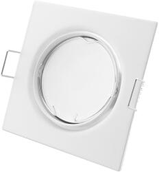 Avide GU10 Keret Négyzetes Forgatható Fehér (ABGU10F-SS-W) (ABGU10F-SS-W)