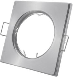 Avide GU10 Keret Négyzetes Szatén Nikkel (ABGU10F-S-SN) (ABGU10F-S-SN)