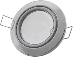 Avide GU10 Keret Domború Forgatható Króm (ABGU10F-CS-CH) (ABGU10F-CS-CH)