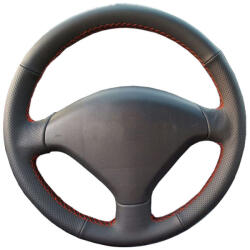  Peugeot 307 bőr kormányvédő - méretpontos, varrható kivitel (KVPE2) - royaltuning