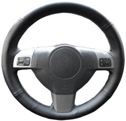  Opel Zafira B bőr kormányvédő - méretpontos, varrható kivitel fekete (KVOP4B)