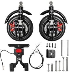 Monorim X3 - Kit Suspensie cu Două Roți din Spate pentru Xiaomi Mi Trotinetă Electrică 2 M365, Pro, Pro 2, Mi 3, Red