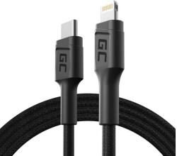 Green Cell Green Cell Power Stream USB-C - Lightning Cablu de date și încărcare 100 cm cu sursă de alimentare (certificat Apple MFi)