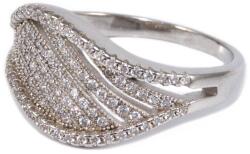 Ékszershop Köves hullámos ezüst gyűrű (2175833)